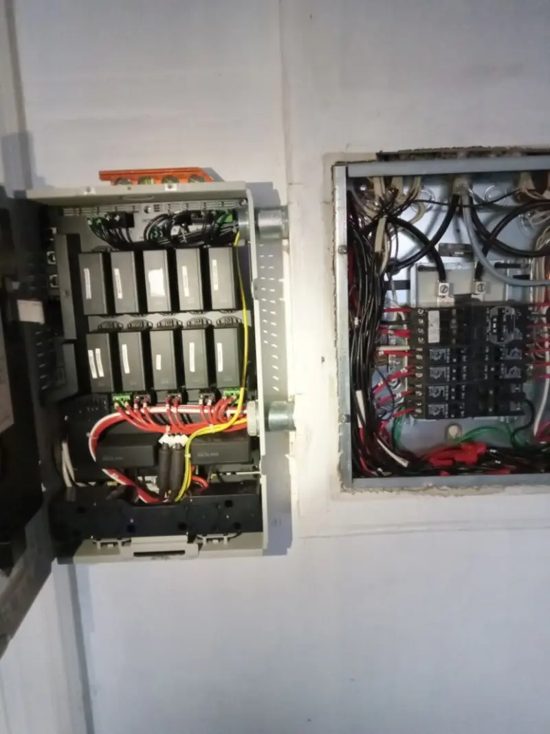 Electrical panel upgrade completed for Security Camera Wiring in Great Bend